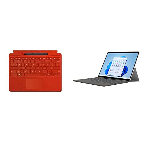 Microsoft Surface Pro Signature Keyboard y Microsoft Surface Slim Pen 2, Poppy Red