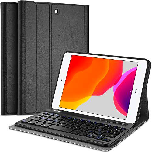 ProCase Funda con Teclado Inglés para iPad Mini 5 2019 / Mini 4 2015 / Mini 3 2014 / Mini 2 2013 / Mini 2012