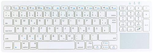 GeneralKeys Mac Teclado: Teclado con Bluetooth, para macOS con Panel táctil