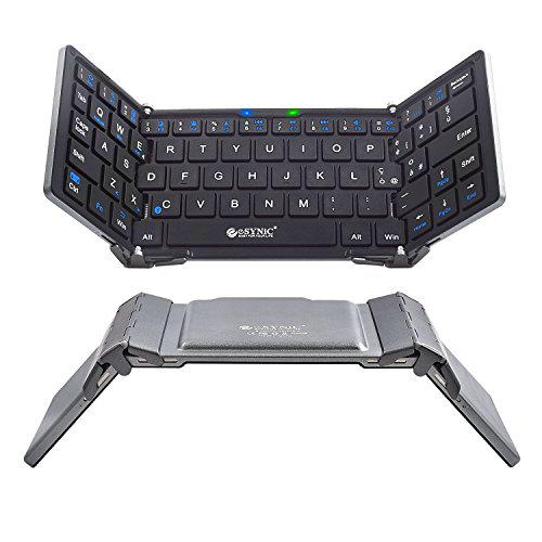 ESynic - Teclado inalámbrico plegable con Bluetooth 3.0