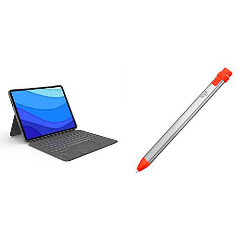 Logitech Combo Touch, funda con teclado retroiluminado extraíble para iPad Pro 12,9 pulg. (5.ªgen