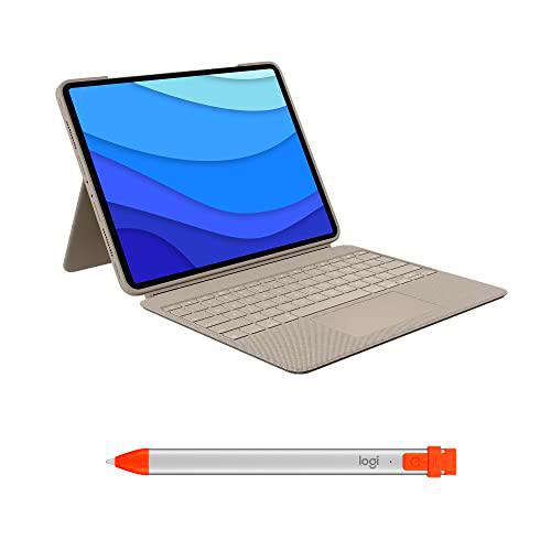 Logitech Combo Touch, funda con teclado retroiluminado extraíble para iPad Pro 12,9 pulg