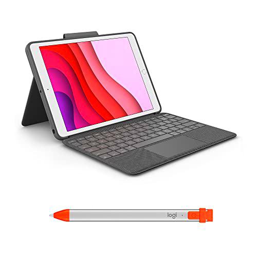 Logitech Combo Touch para iPad - Funda con Teclado (7.ª Gen