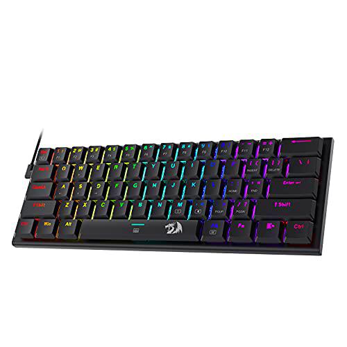 Redragon K614 Teclado mecánico con cable ultradelgado al 60 %