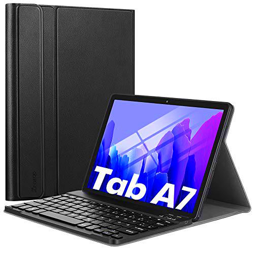 ZtotopCase Teclado Bluetooth QWERTZ Layout Teclado de Tableta para iPad 10.2 iPad Pro 11/12.9 iPad Pro 10.5 Negro