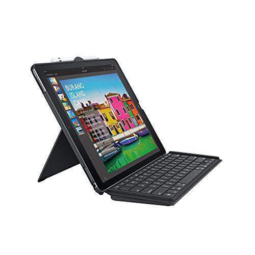 Logitech Slim Combo Funda para iPad, iPad Pro 12,9 Pulgadas