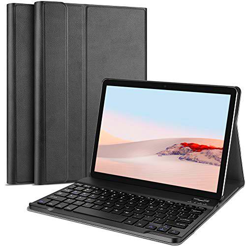 ProCase Funda con Teclado para Microsoft Surface Go 2（2020）/ Surface Go（2018） Teclado Inglés Inalámbrico (QWERTY-US Layout) Desmontable Magnético para Surface Go 2 2020 / Go 2018