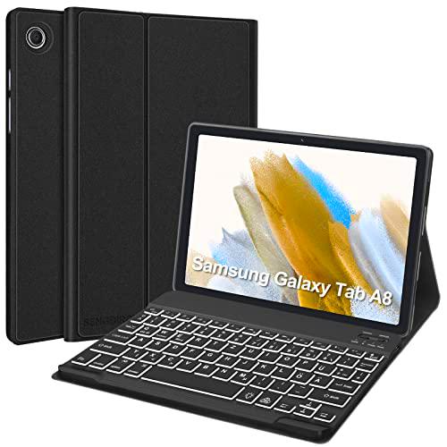 SENGBIRCH Funda teclado para Galaxy Tab A8 de 10,5 pulgadas