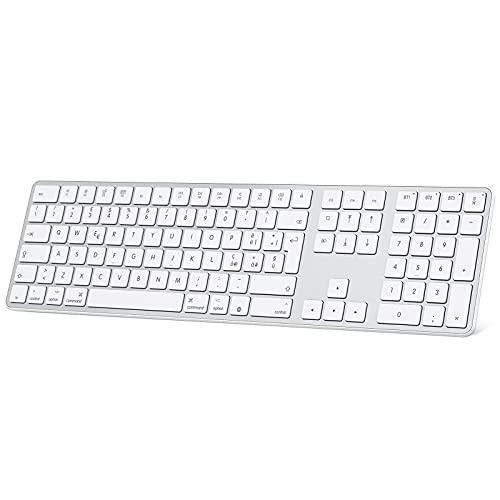 OMOTON Teclado Bluetooth Recargable Compatible con Mac OS