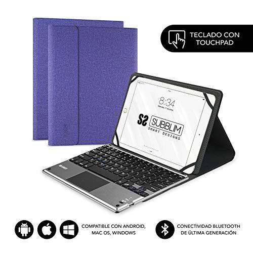 Subblim Funda con Teclado para Tablet, Morado, 10.1 Inch