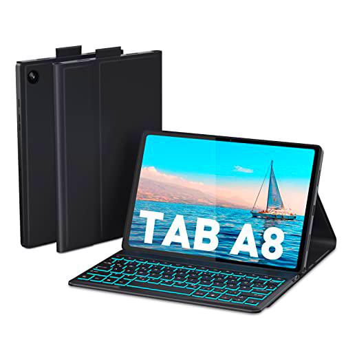 DoohowCase Funda con teclado para Samsung Galaxy Tab A8 10.5 2022