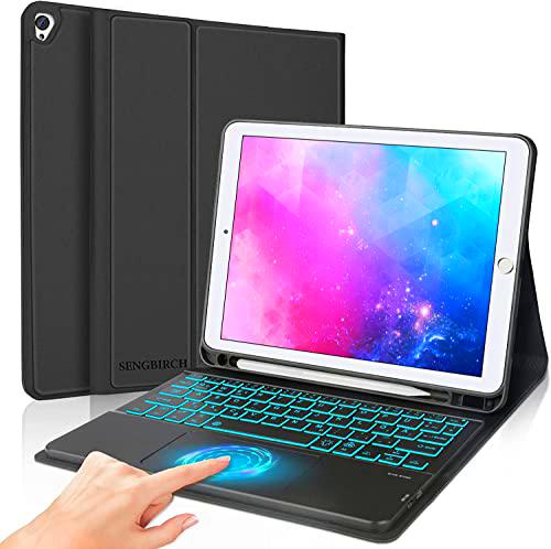 SENGBIRCH Touchpad - Funda con teclado para iPad 10.2 (iPad 9/8/7 generación)