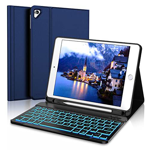 SENGBIRCH Funda con teclado retroiluminada para iPad de 10.2 pulgadas