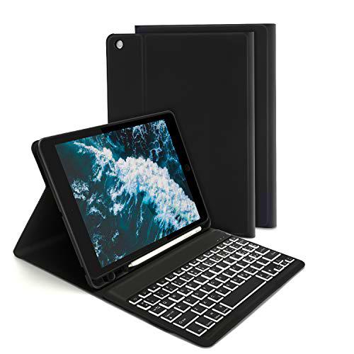 Funda con teclado italiano para nuevo iPad 10.2 2021/2020/ 2019IPad (7a y 8a/9a Gen) /iPad Pro10.5/iPad Air 3 10.5