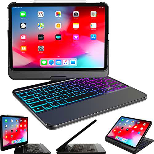 Snugg Funda para teclado para iPad Pro 12.9 (2021-5ª generación)