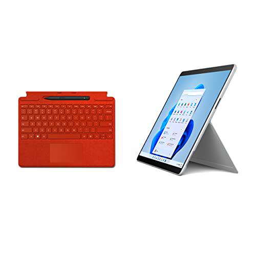 Microsoft Surface Pro X y Signature Keyboard y Microsoft Surface Slim Pen 2, Poppy Red