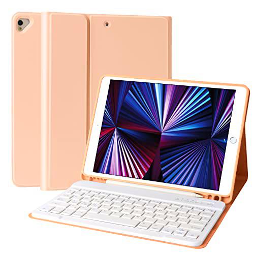 Funda para teclado para iPad 10.2, iPad 9th/8th/7th