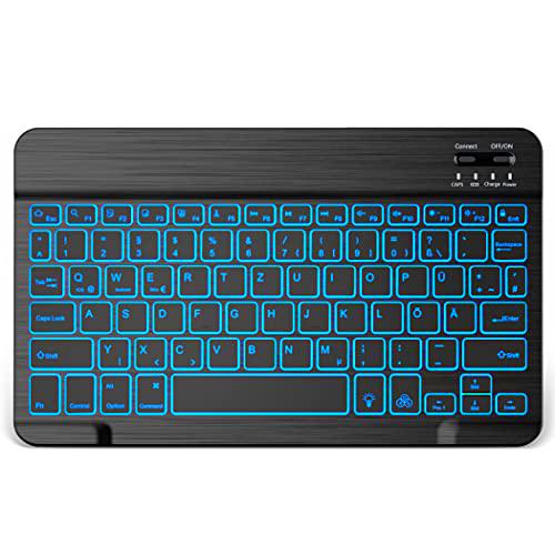 EasyAcc Teclado Bluetooth, Teclado inalámbrico Bluetooth Compatible con Windows/Android/iOS