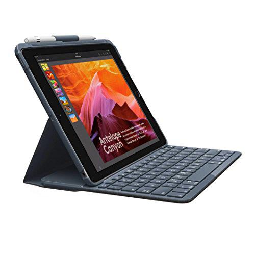 Logitech Slim Folio Funda para iPad con Teclado Bluetooth