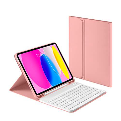 Laetass Funda con teclado para iPad 10 Generación 10.9 pulgadas 2022