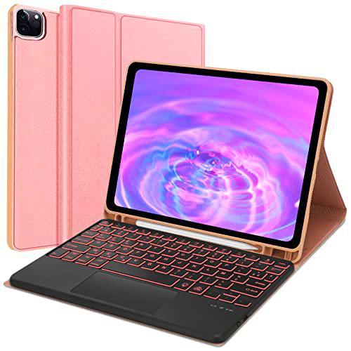 SENGBIRCH Keyboard Case for ipad air 5-2 (oro rosa)