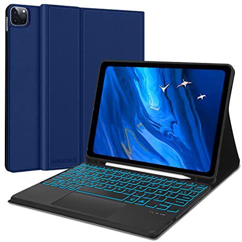 SENGBIRCH Keyboard Case for ipad air 5-2 (azul oscuro)