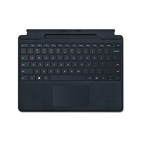 Microsoft Surface Pro 8/X Funda Alcantara con Ranura Black