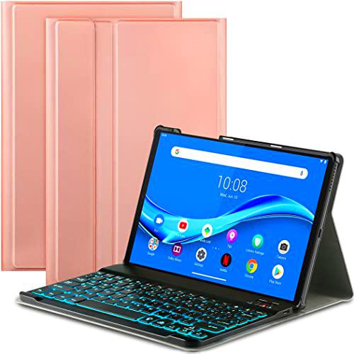 EasyAcc Funda con teclado compatible con Lenovo Tab M10 FHD Plus (2ª generación) 10.3