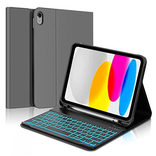 SENGBIRCH Keyboard Case for ipad 10th (gris)