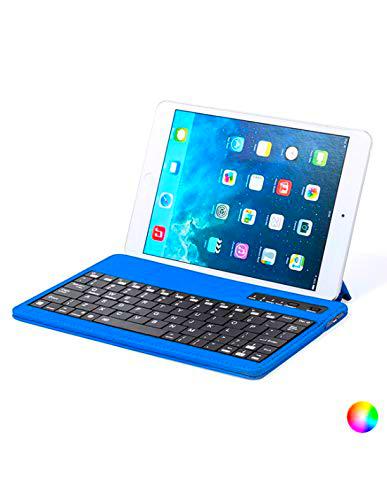 BigBuy Gadget 145305 Teclado Bluetooth con Soporte para Tablet, Rojo