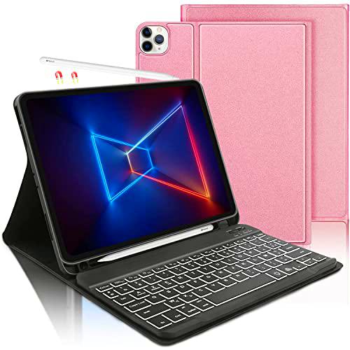 SENGBIRCH Funda teclado para iPad Air 10.9 pulgadas 2020/ iPad Pro 11 pulgadas 2021/2018/2020