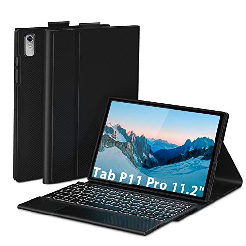 DoohowCase Funda con teclado para Lenovo Tab P11 Pro Gen 2 de 11,2&quot;