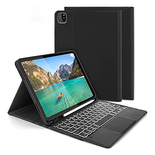 Funda teclado con teclado táctil para iPad Air 10.9'' 2020/iPad Pro 11'' 2021/2018/2020