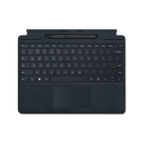 Microsoft Surface Pro 8/X Funda Alcantara + Pen - Negro