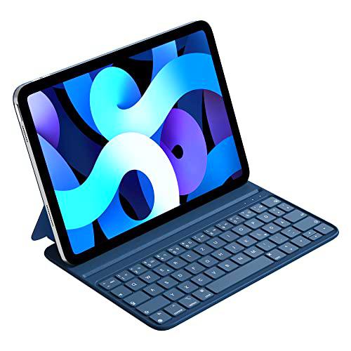 HOU Funda Teclado iPad Air 5 generación 2022(4 generación 2020),Funda iPad Pro 11 Teclado(4/3/2/1 Generación),Ultra Delgada