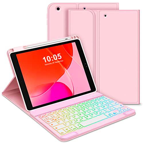 GOOJODOQ Funda de teclado para iPad 9.Gen 2021/8.Gen 2020/7.Gen 2019