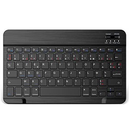 EasyAcc Teclado Bluetooth [AZERTY Francés] inalámbrico Bluetooth compatible con Windows/Android/iOS