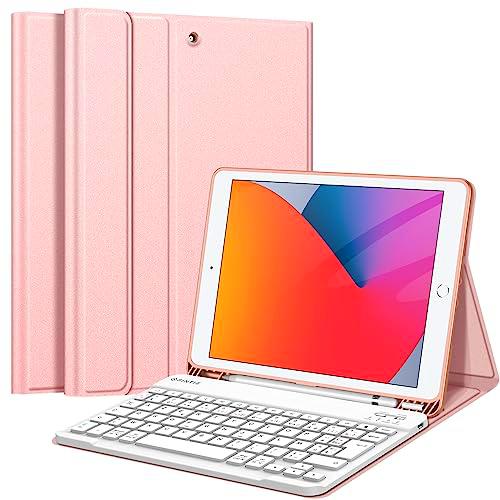 Fintie French AZERTY Keyboard para iPad 9th / 8th / 7th (2021/2020 / 2019) 10.2 Pulgadas