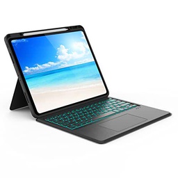 seenda Funda con teclado con panel táctil y soporte para iPad Pro de 12,9 pulgadas (3