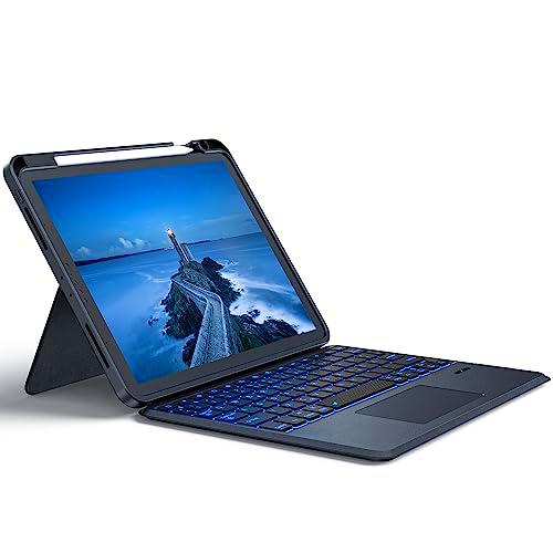 seenda Funda con teclado con panel táctil y soporte para iPad Pro de 11 pulgadas (1