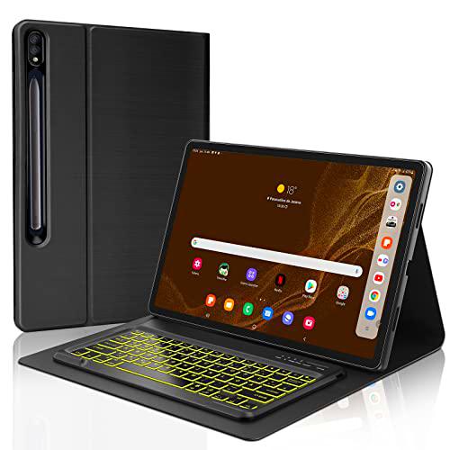 FOGARI Funda con teclado para Samsung Galaxy Tab S8 Ultra de 14,6 pulgadas 2022