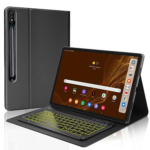 FOGARI Teclado con funda para Samsung Galaxy Tab S8 Ultra 5G 2022 de 14,6 pulgadas