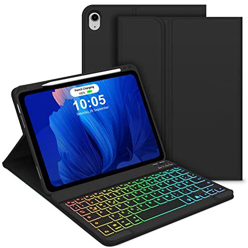 GOOJODOQ Funda con teclado para iPad Air de 4ª y 5ª generación