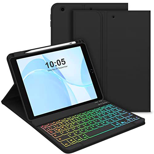 GOOJODOQ Funda con teclado para iPad 9.Gen 2021/8.Gen 2020/7.Gen 2019