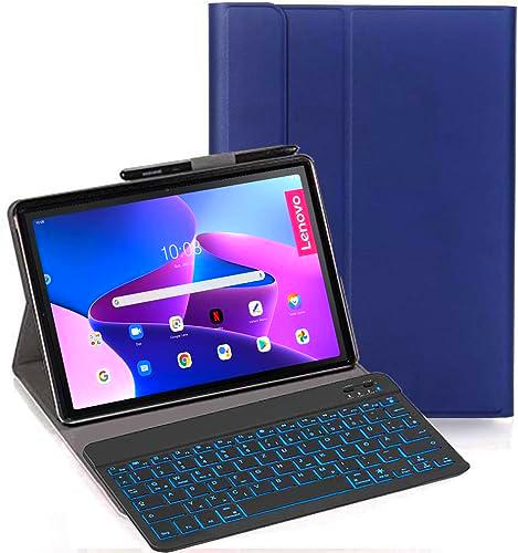 YHFZR Funda con teclado para Lenovo Tab M10 Plus de 3ª generación