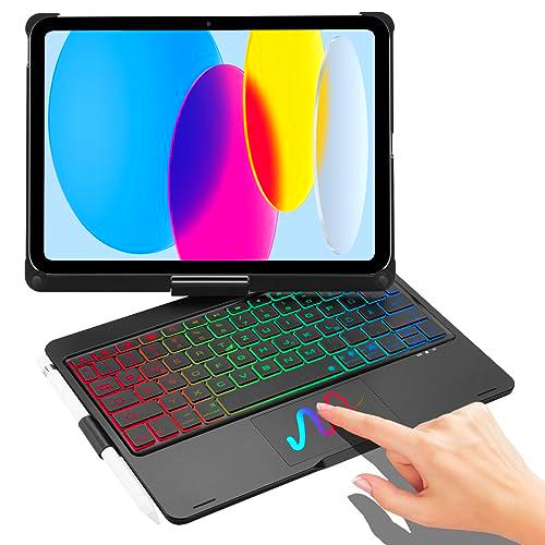 SENGBIRCH Funda con teclado táctil para iPad de 10ª generación (10,9 pulgadas, 2022)