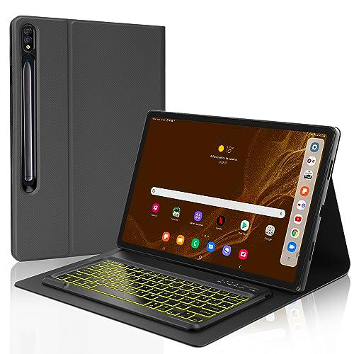 FOGARI Funda con teclado para Samsung Galaxy Tab S8 Ultra 5G de 14,6 pulgadas 2022