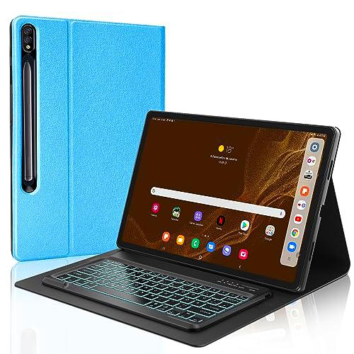 FOGARI Funda con teclado para Samsung Galaxy Tab S8 Ultra 5G de 14,6 pulgadas 2022