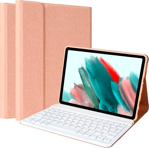 Funda con teclado para Samsung Galaxy Tab A8 con cubierta de encendido y apagado automático