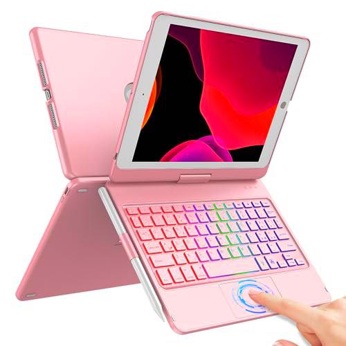 Funda con teclado Touchpad para iPad 9a Gen 10.2&quot; 2021